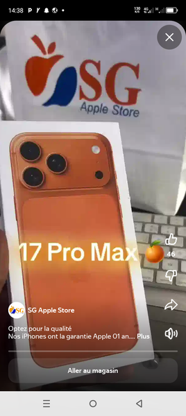iPhone 17 Pro Max Neuf