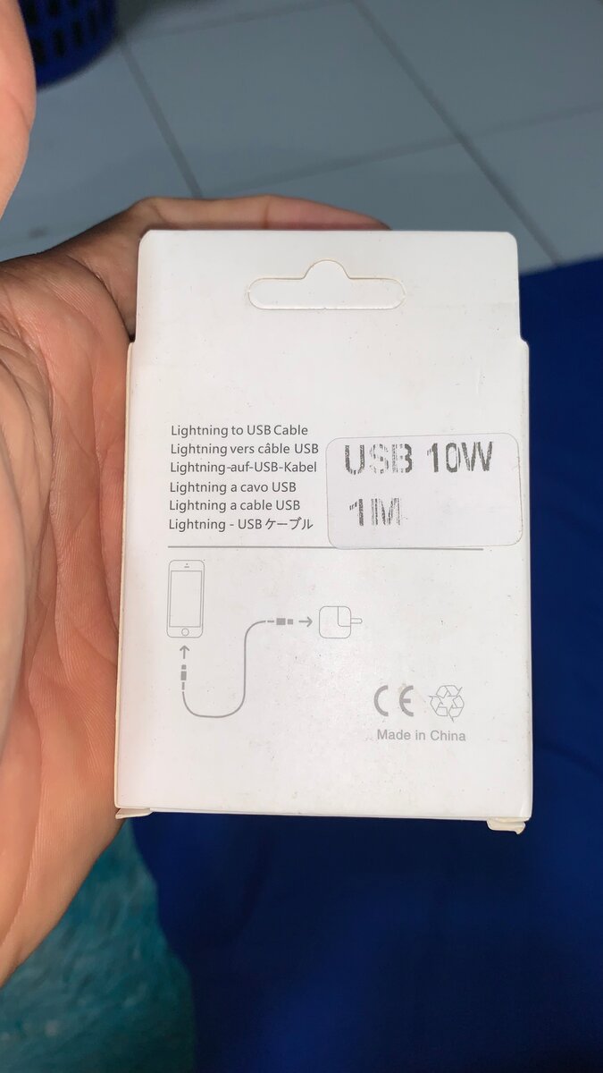 Câble Lightning vers USB 1m