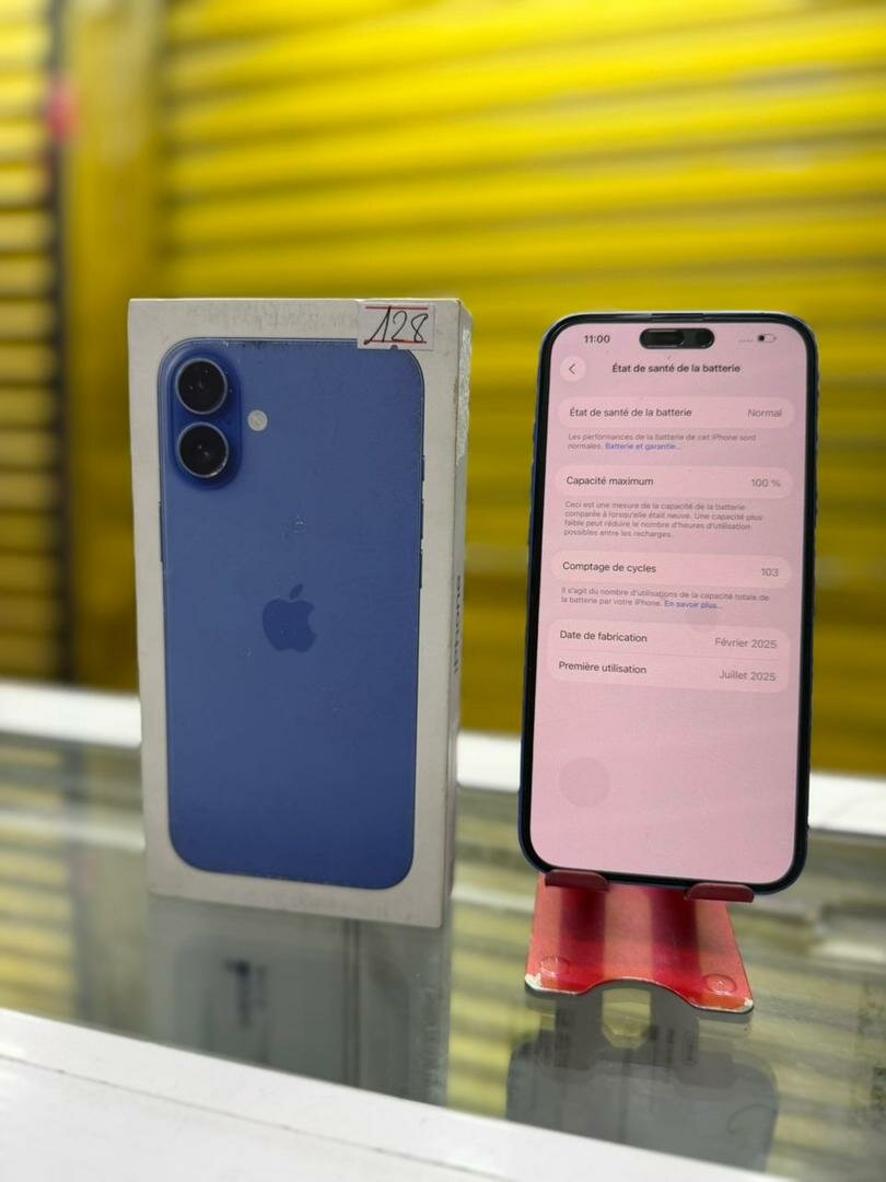 iPhone 16 plus 128 giga tout p