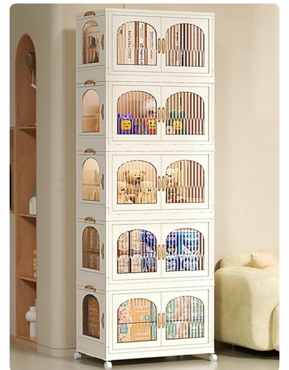 5 LAYERS ELEGANT SOFT-CLOSE DOOR CABINET