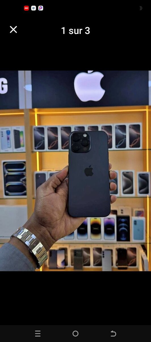 iPhone Pro Max 256GB Noir