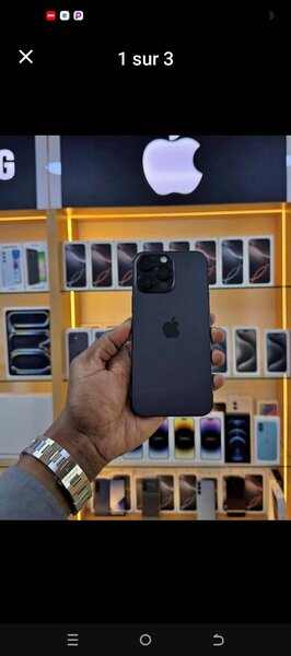 iPhone Pro Max 256GB Noir