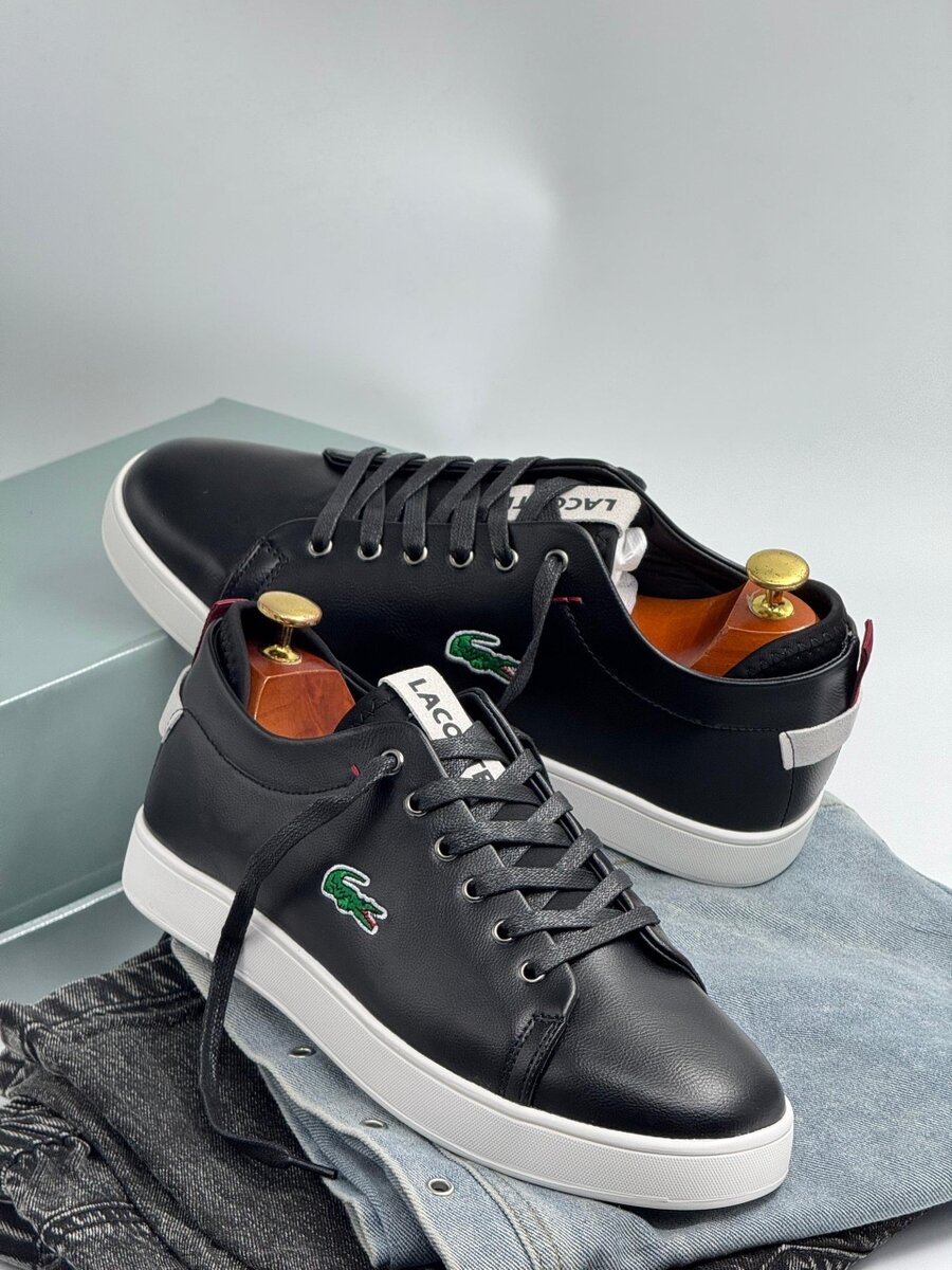 LACOSTE BLACK AND WHITE