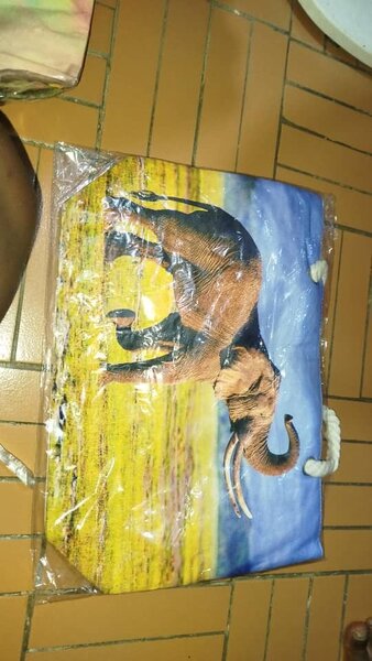 Sac cabas avec motif unique