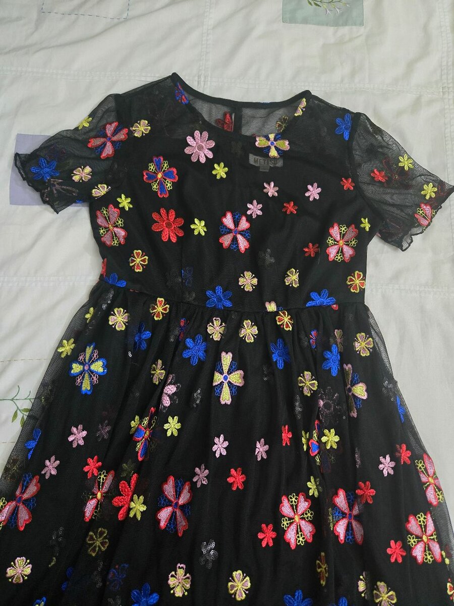 Floral Embroidered Dress