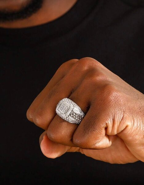 Bague Homme Luxueuse Diamant