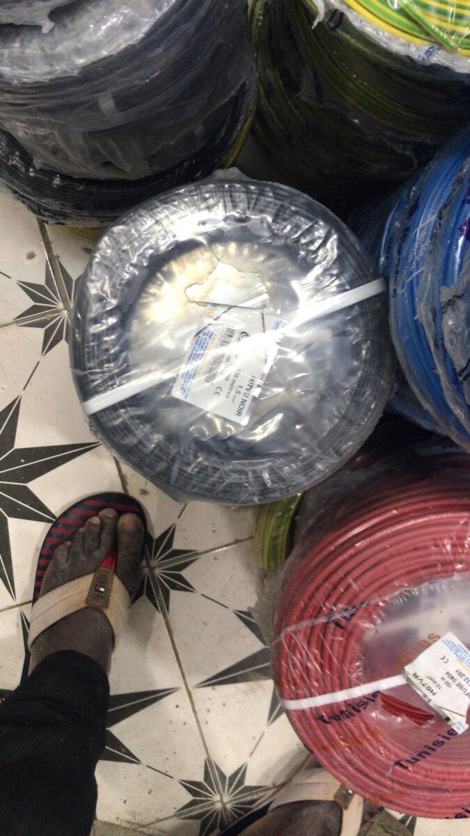 Câble électrique multi-couleur haute qualité