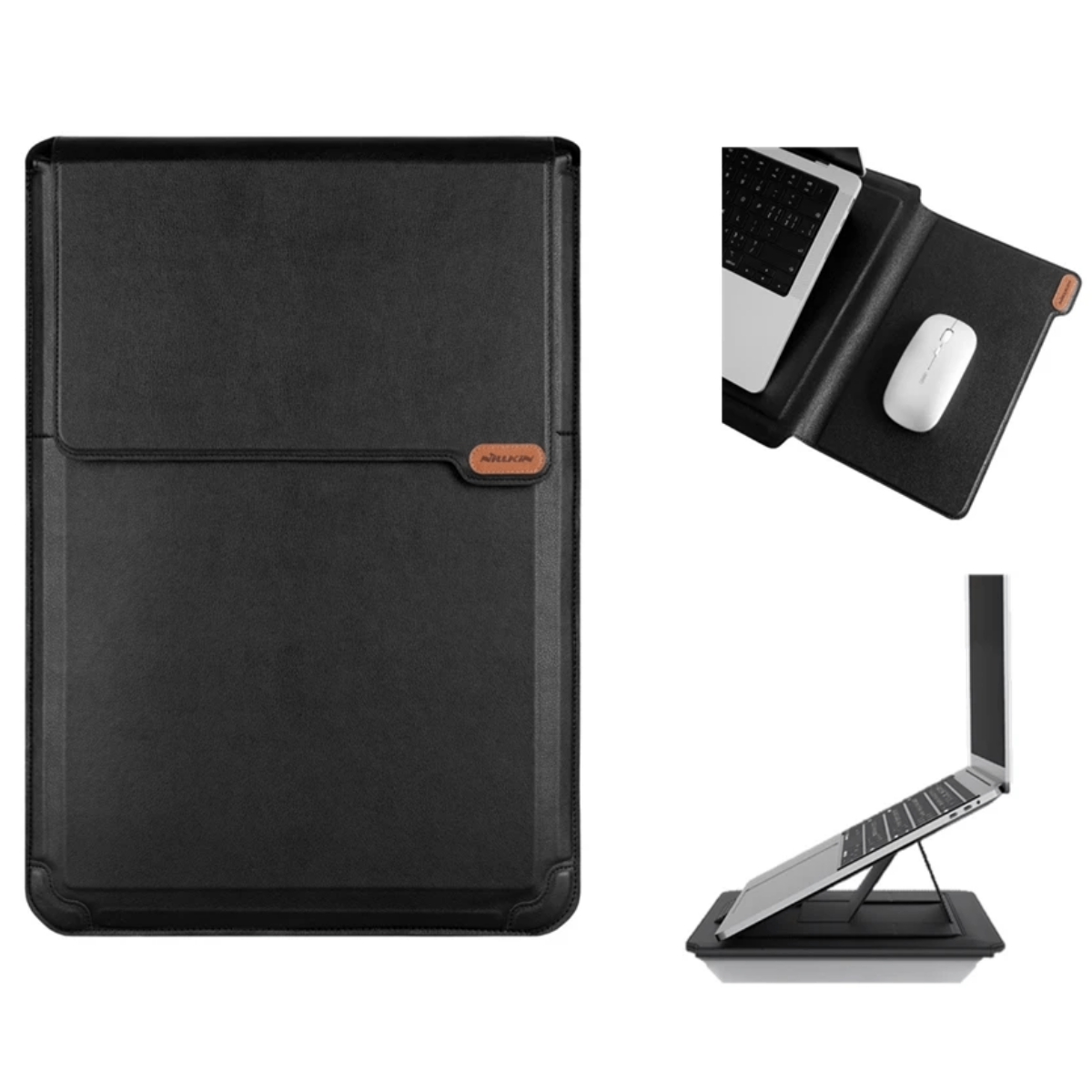 Pochette support ordinateur 3-en-1