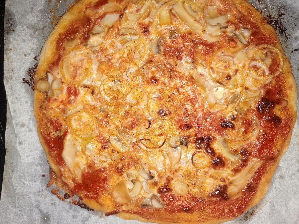 Pizza au champignons