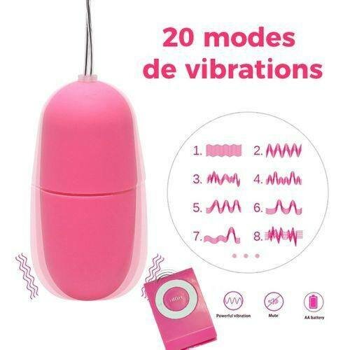 Oeuf Vibrant 20 Modes vibrant