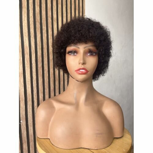 Perruque Afro Naturelle Noir - Brun