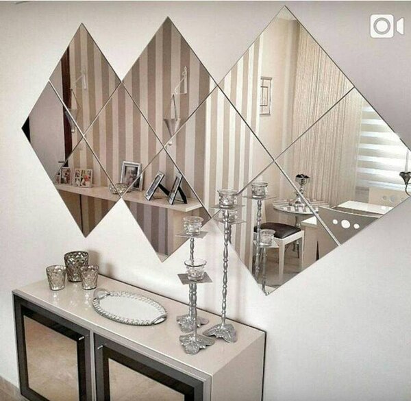 10 Pieces De Miroir adesif