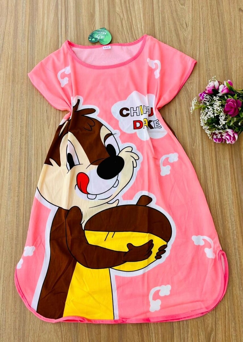 Cartoon night wear short