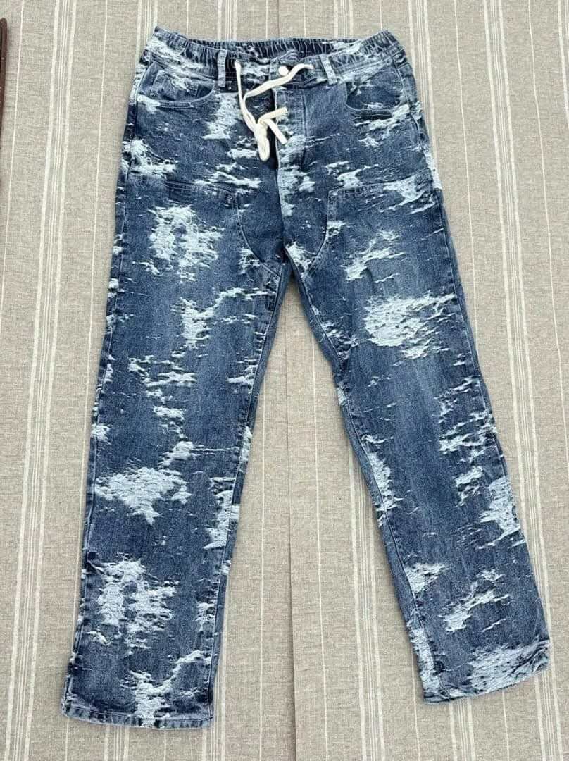 Jean décontracté usé homme