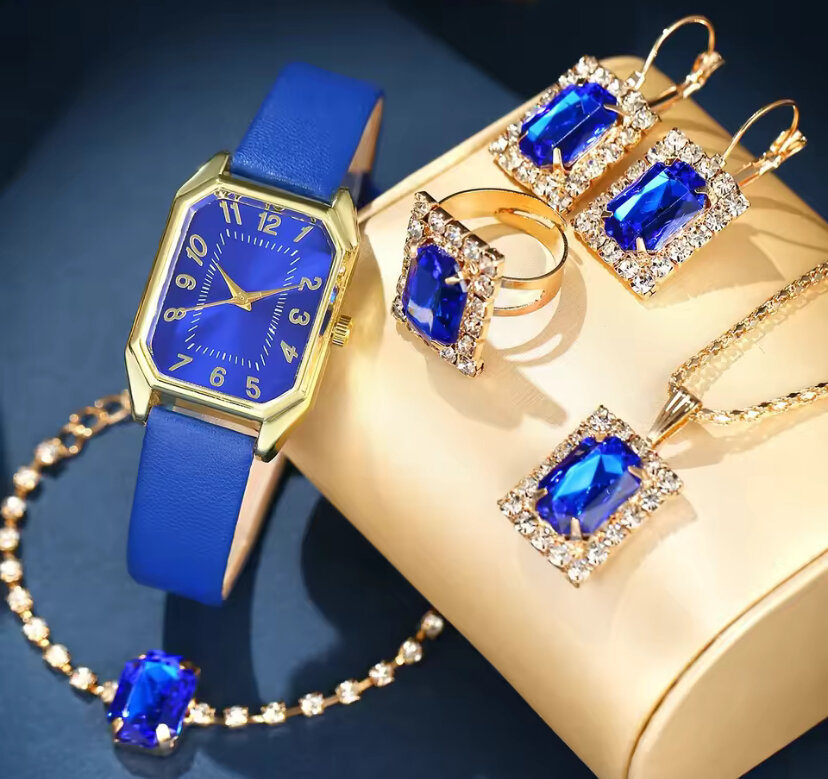 Ensemble Montre et Bijoux Élégant