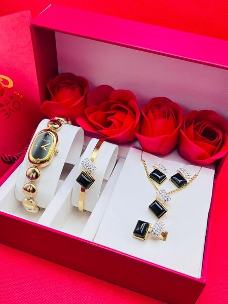 Ensemble bijoux et montre élégants