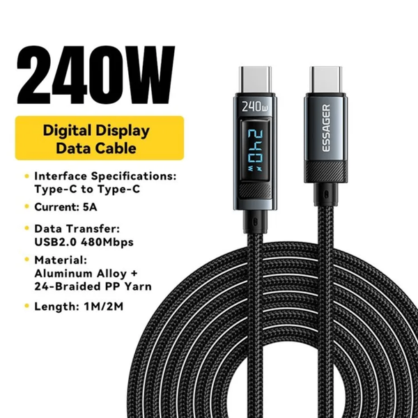 Câble USB-C 240W Essager