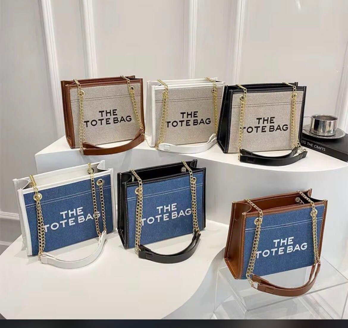 Sac à main en toile tendance