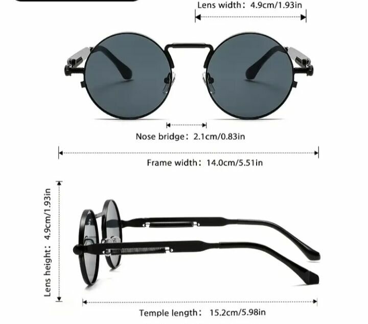 Винтажные круглые очки