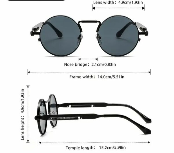 Винтажные круглые очки