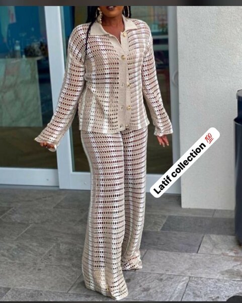 Ensemble crochet élégant