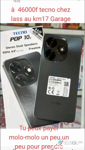 Tecno Pop 10C Smartphone