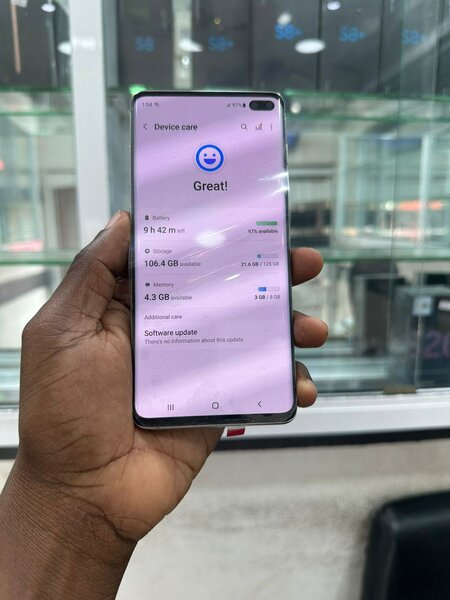 Samsung S10+ 128/8 dual SIM quasi neuf