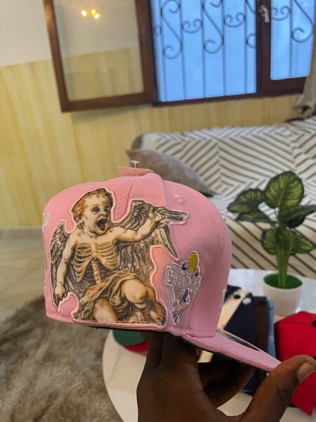 Casquette rose tendance