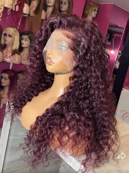 Perruque curls profond