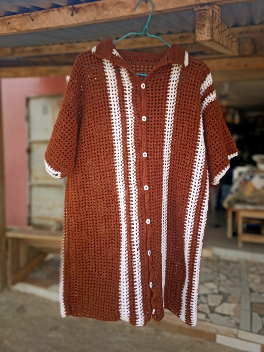 Robe crochet bohème élégante