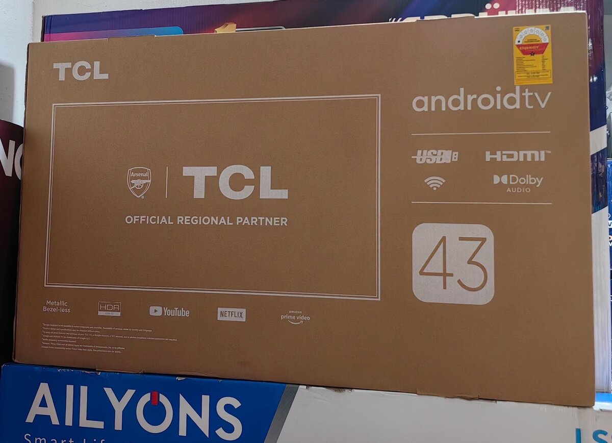 Tcl 43  inches Digital satellite Android TV