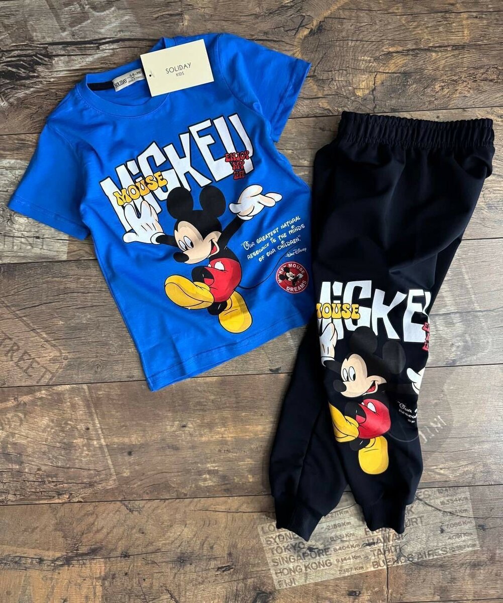 Tenue enfant Mickey colorée