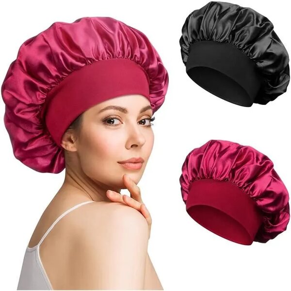 Bonnet de Nuit en Satin Doux