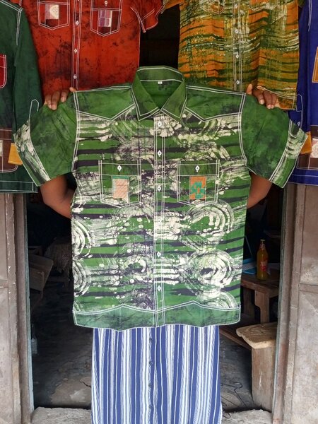 Chemise en Batik Colorée