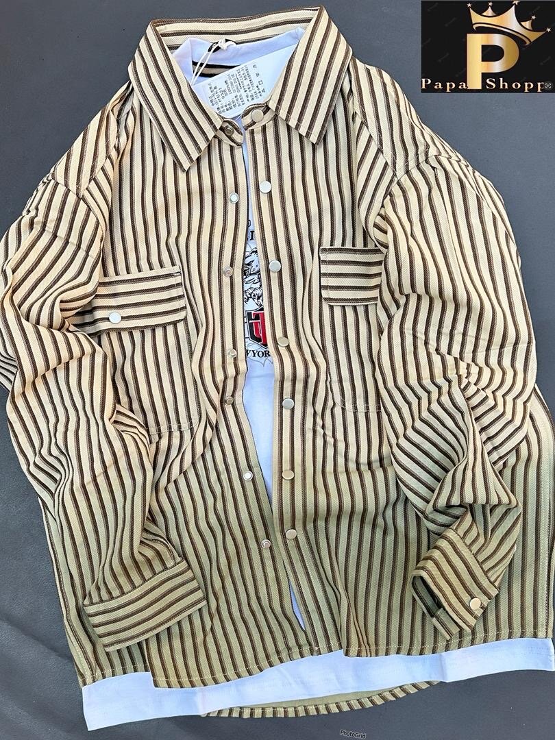 Chemise à rayures élégante