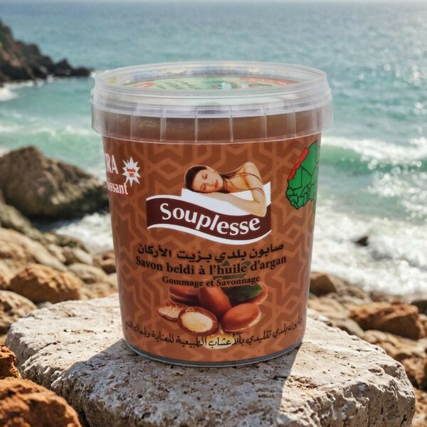 Savon Gommage à l'Huile d'Argan