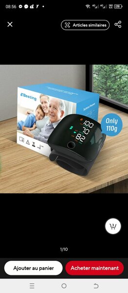 Thermomètre rechargeable