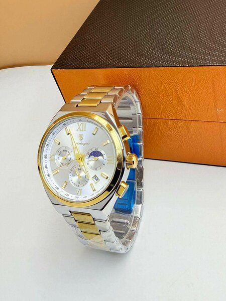 Montre Bracelet Homme Doré