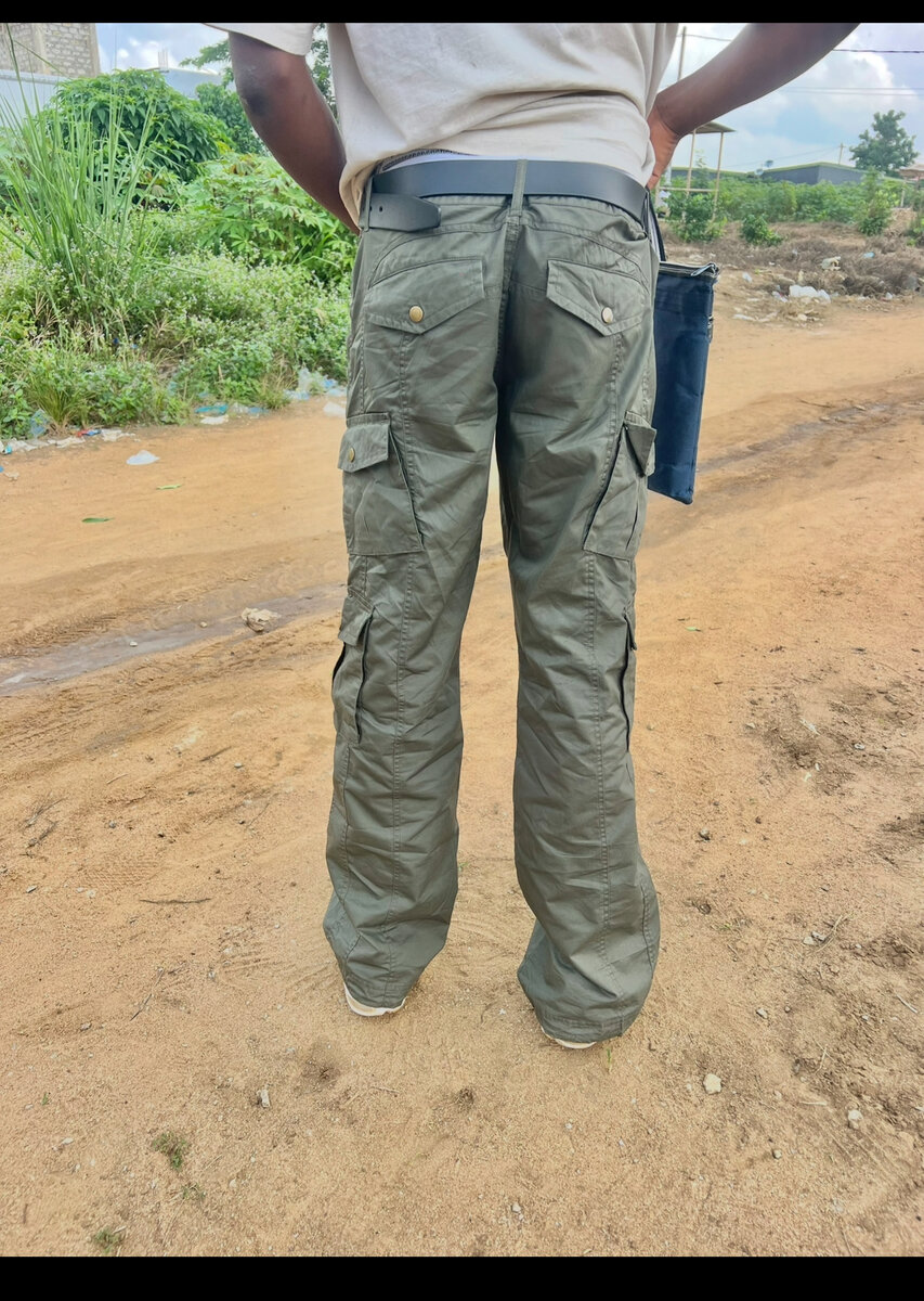 Pantalon cargo vert pour homme