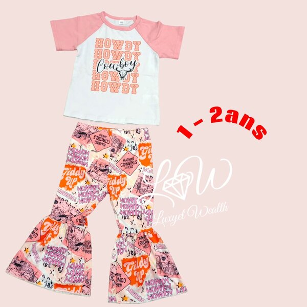 Ensemble bébé cowboy