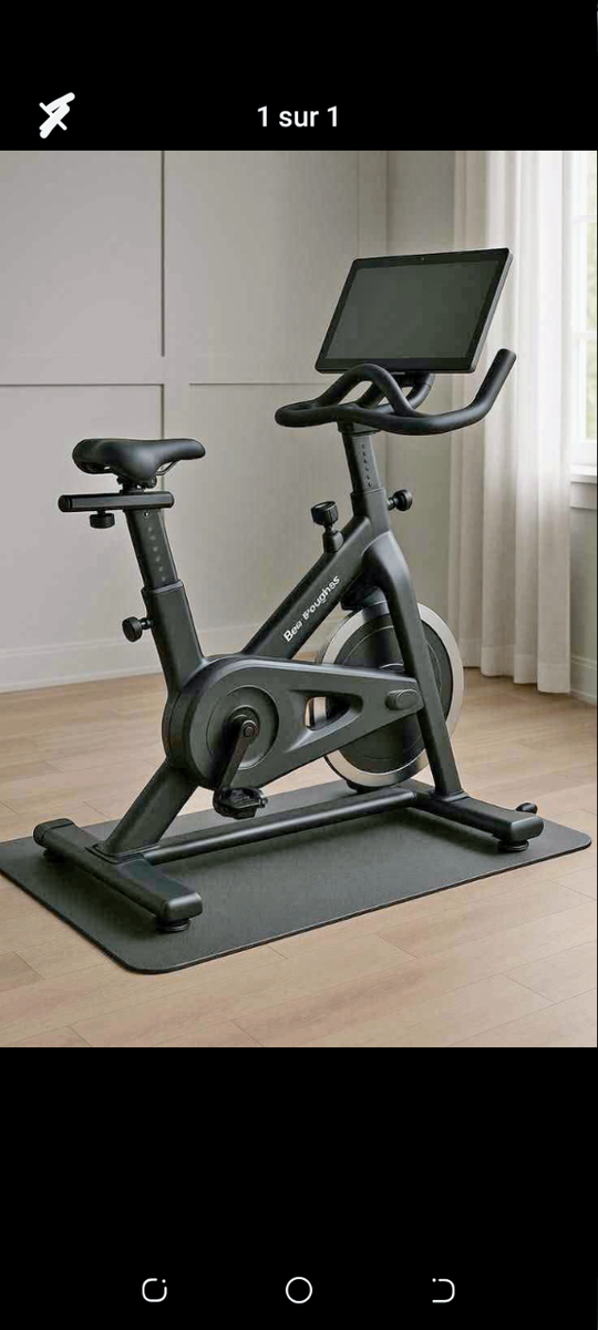 Vélo d'appartement connecté