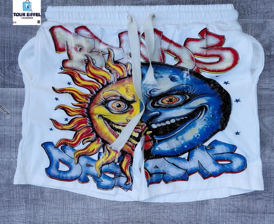 Shorts imprimés Soleil Lune