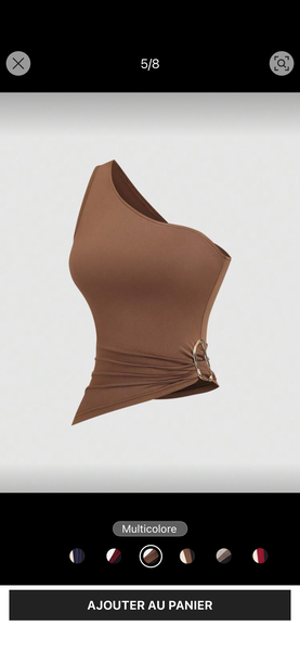 Débardeur Asymétrique Élégant