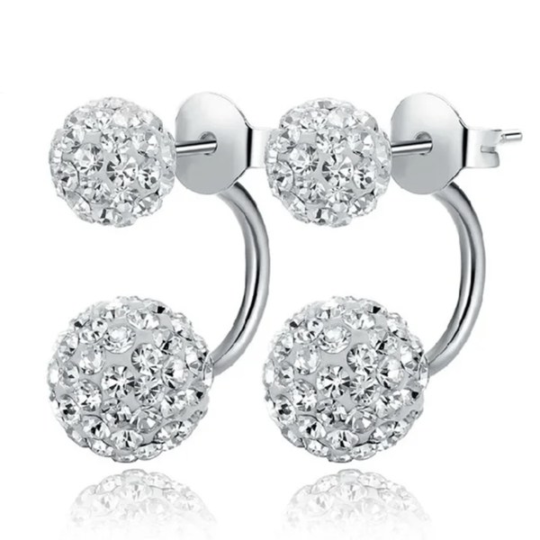 Boucles d'oreilles strass élégantes