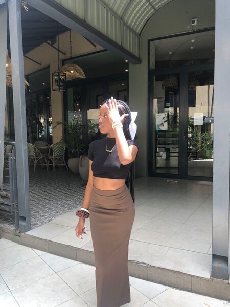 Jupe longue élégante&haut