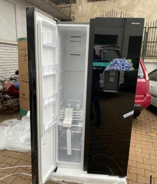 Hisense side by side double door with dispenser