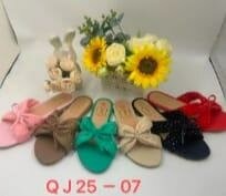 Sandales plates à nœud pour femmes