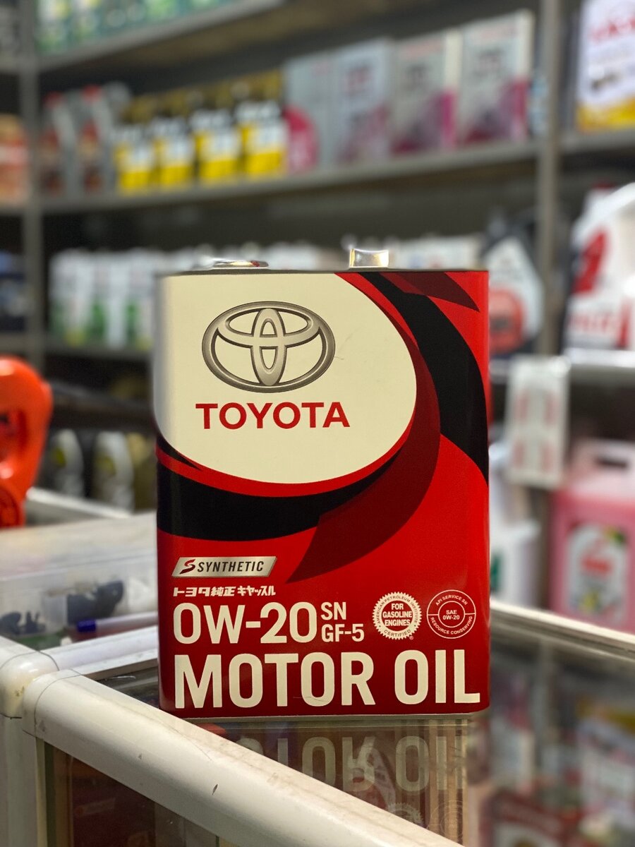 TAYOTA MOTOR OIL 0w-20 4л