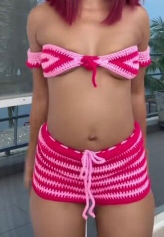 Maillot de bain crochet femme