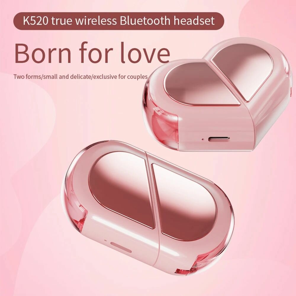 Écouteurs Bluetooth K520 Coeur